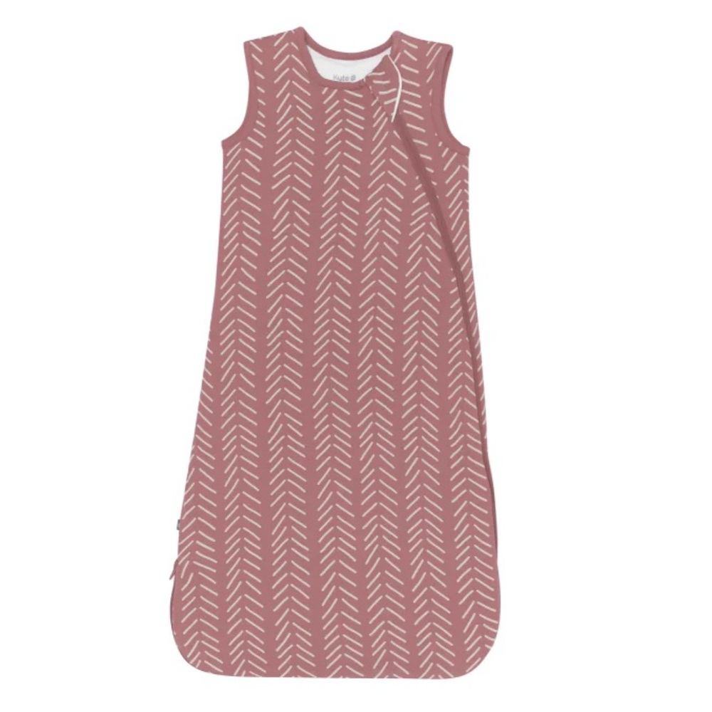 Kyte BABY Sleep Bag in Dusty Rose Herringbone 1.0 TOG